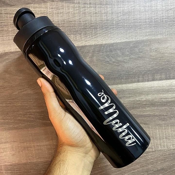 *New Steel Sipper Water Bottle*

 With Customised Name On It 

price:- *450 freeship*

capacity:- *7 uploaded by Nakhrang store on 8/16/2020