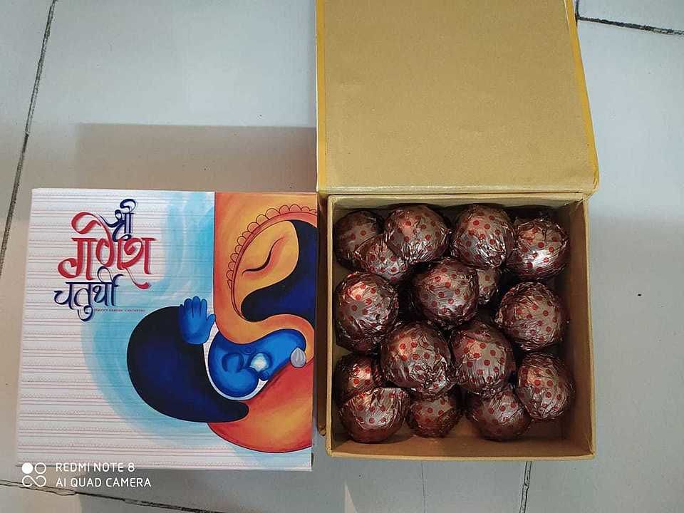 Chocolate modak box uploaded by PREET'S COLLECTION on 8/16/2020