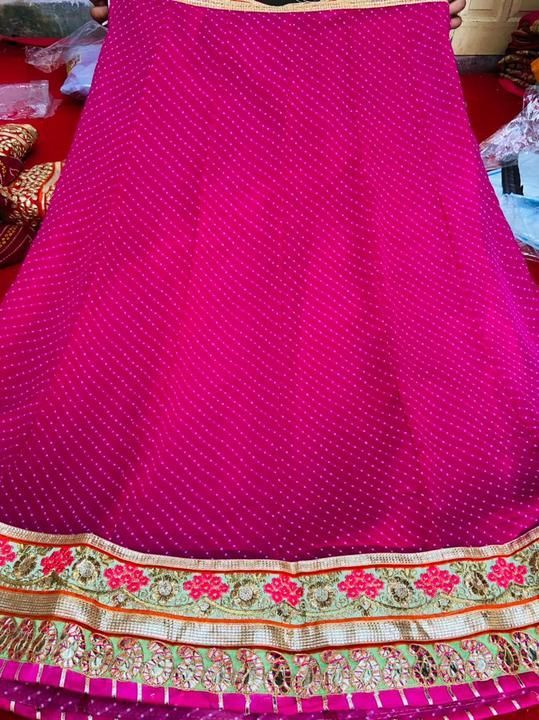 Fabric Jorjet with Border Work uploaded by Nayla Gota Patti, Jaipur on 6/26/2021