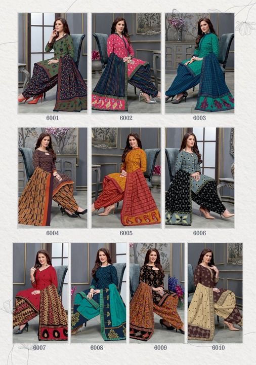 Post image Fabric Details : Top: Heavy Cotton Printed (Apx.2.50Mtrs)Bottom: Heavy Cotton Printed (Apx.2.00Mtrs)Dupatta: Cotton Printed (Apx.2.25Mtrs)₹335+$Full catalog