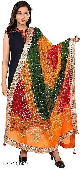 Post image Designer Art Silk Dupatta

Fabric: Art Silk
Pattern: Printed
Multipack: 1
Sizes: Free Size (Length Size: 2.25 m)
Dispatch: 2-3 Days