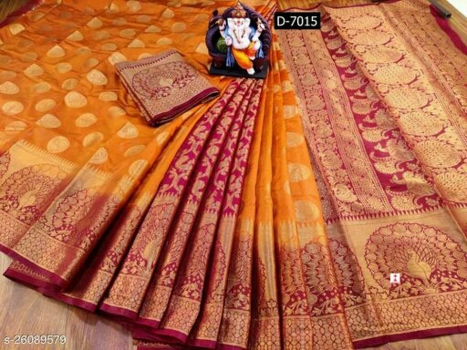  Kanjeevaram silk saree uploaded by Shree Samarth collection on 6/26/2021