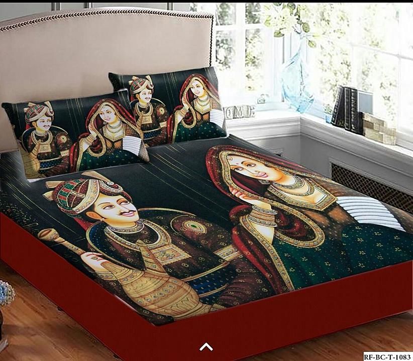 *ITEM NAME : VELVET BEDSHEETS DIGITAL PRINT*

*New Digital velvet bedsheets designs* 

👉 1 bedsheet uploaded by Abhi home furnishings  on 8/16/2020