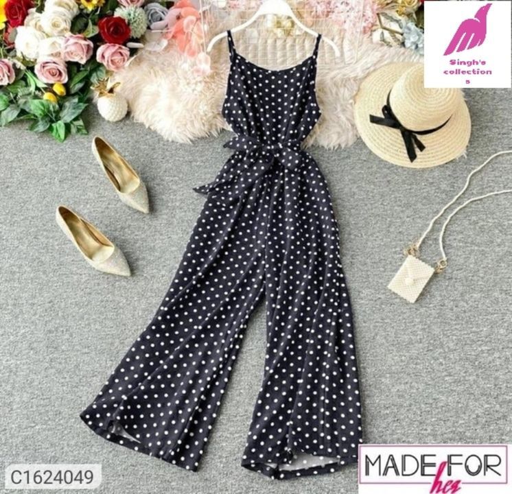 Crepe polka dot jumpsuits uploaded by business on 6/26/2021