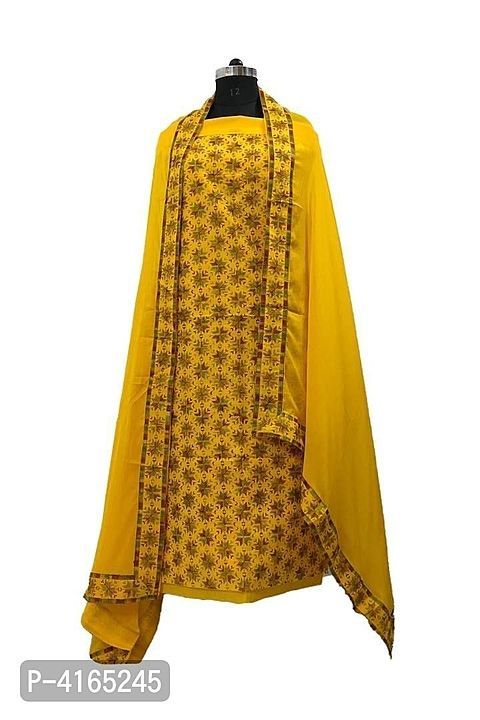 Post image Stylish Cotton Phulkari Embroidered Dress Material With Dupatta Set

Fabric: Cotton
Type: Dress Material with Dupatta
Style: Embroidered
Top Length: 2.5 (in metres)
Bottom Length: 2.5 (in metres)
Dupatta Length: 2.4 (in metres)
Returns:  Within 7 days of delivery. No questions asked