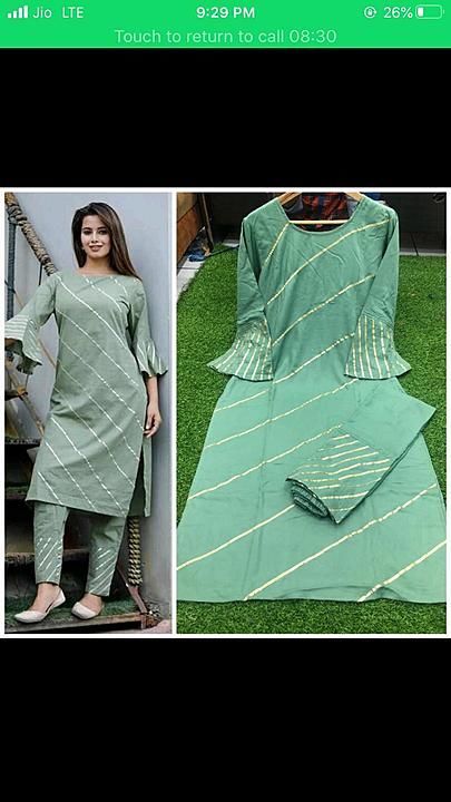 Kurti  with pant  uploaded by A to Z shopping  on 8/17/2020