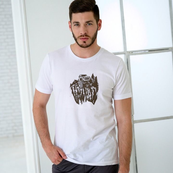 Poly Cotton Printed T-Shirt For Men uploaded by business on 6/27/2021