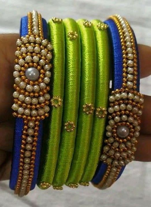 Silk thread bangles  uploaded by business on 6/27/2021