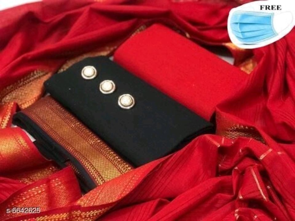 Cotton dress material  uploaded by Ashwini Takte on 6/27/2021