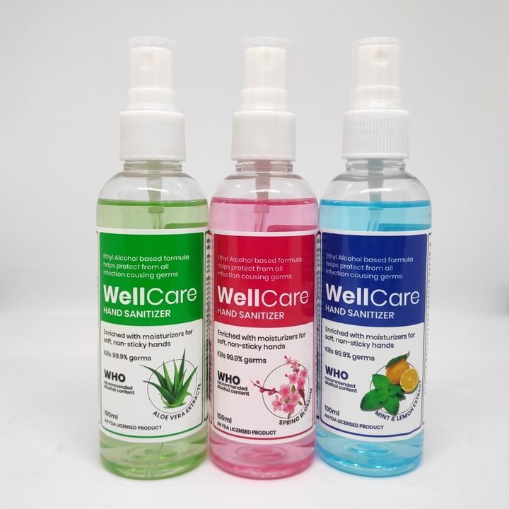 WellCare Hand Sanitizer Sprey 100ml uploaded by business on 6/27/2021