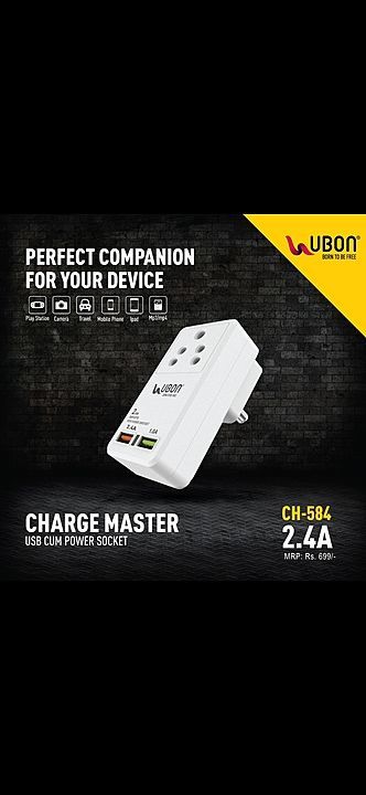Electric pin socket with 2 usb ports uploaded by Zidan Mobiles And Accessories  on 8/17/2020