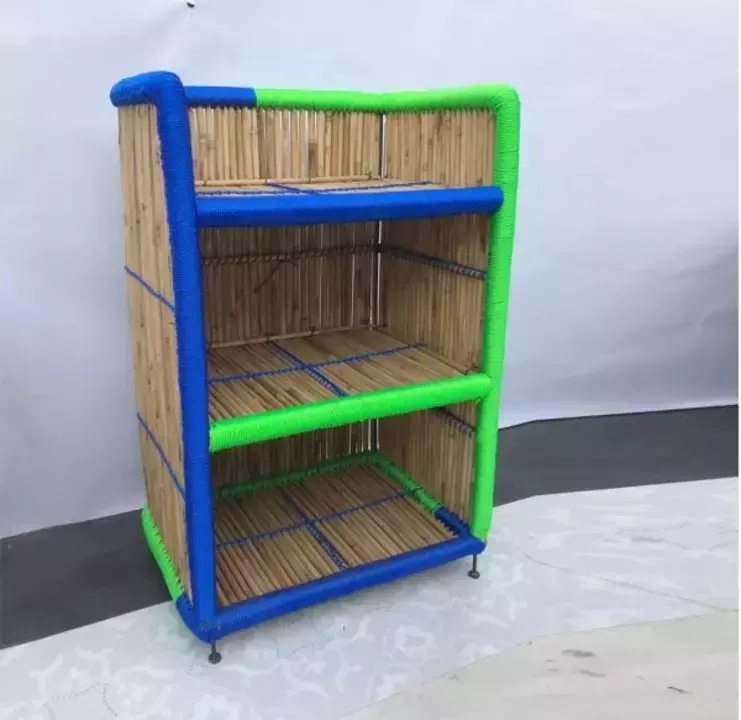 Handmade bamboo shoe stand/ shelf for home decoration uploaded by Craferia Export on 6/27/2021