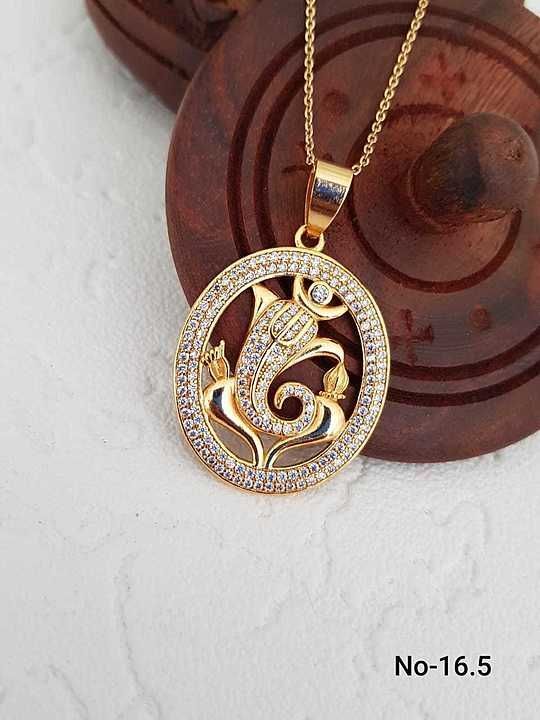 Rose gold pendel set 

Contact me for wholesale  uploaded by SHINGAR  on 8/17/2020