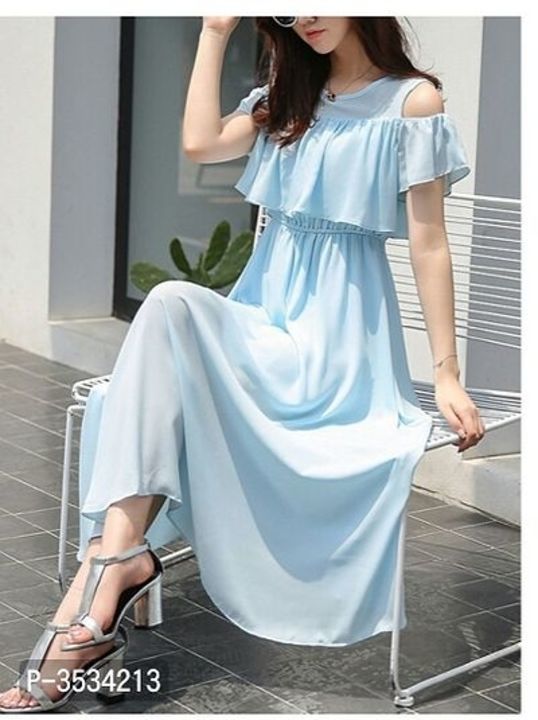 PASTEL COLOR LONG DRESSES uploaded by business on 6/27/2021