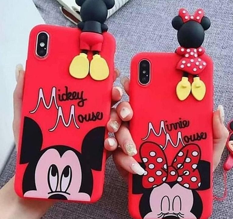 💜Toy mobile phone Cases (toys available panda, Minnie,  micky)
 uploaded by Nakhrang store on 8/17/2020