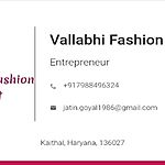 Business logo of Vallabhi fashoon point