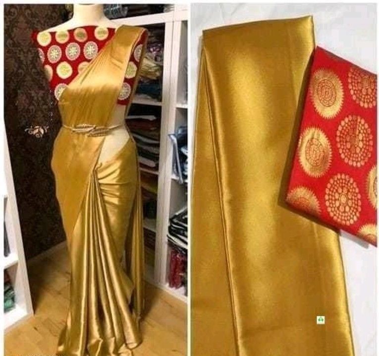 Fashionable Satin slik sarees uploaded by business on 6/27/2021