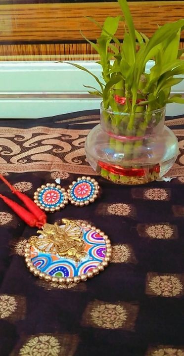 Maa durga Necklace set uploaded by Hastakraft_handmadejewellery on 6/27/2021