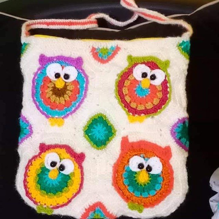 Crochet owl bag uploaded by Hoichoi creation on 6/28/2021