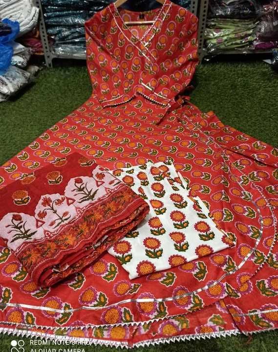 *We Are lunching New design* 🌹🌹🌹

*Quality always superb* 

*Fabric Details-Cotten Kurta Gota  uploaded by business on 6/28/2021