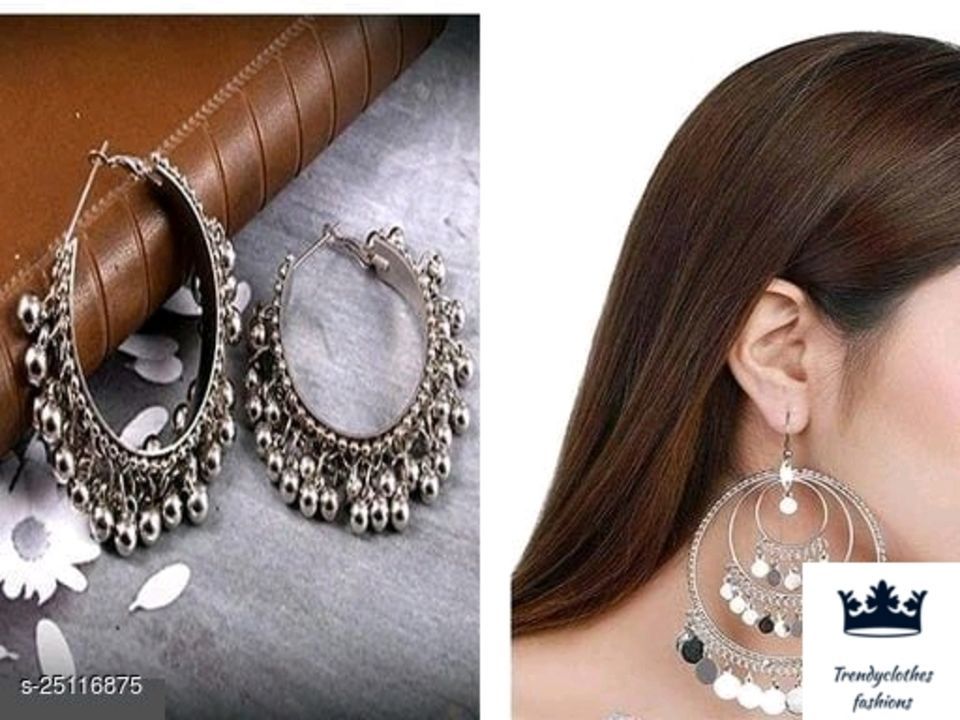 Women earrings combo uploaded by Trendyclothes and fashions on 6/28/2021