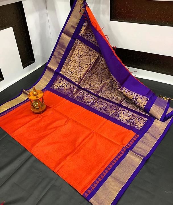 Post image 💥 *new Catalogue&amp;super Colours chanderi Richpallu kuppadam temple border Saree’s available full stock price only 1700+$*💥🌹💥💐👌🌹💥💐👌🌹💥💐👌🌹💥💐👌🌹💥💐👆🏻