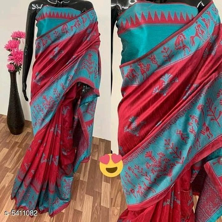 Glamourous Solid Chanderi Cotton Saree uploaded by business on 8/17/2020