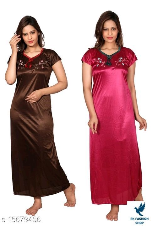 Night dress combo uploaded by Rk fashion shop on 6/28/2021