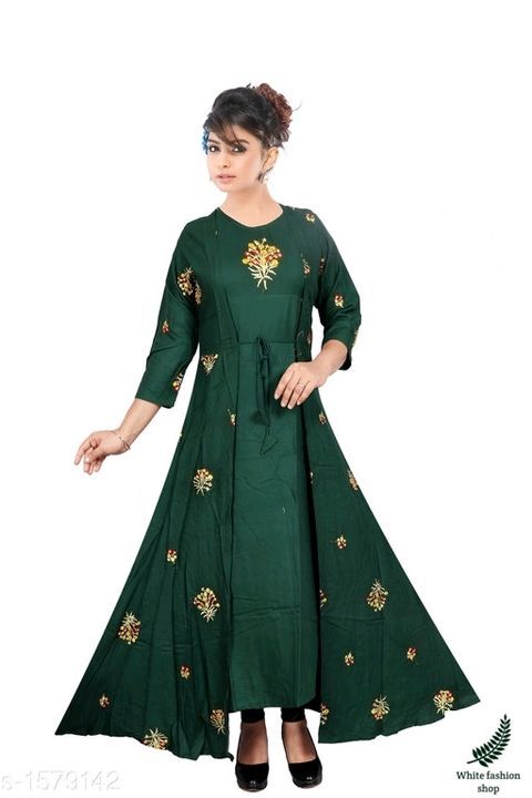 Checkout this latest Kurtis
Product Name: *Women's Embroidered Rayon Kurti*
Fabric: Rayon
Pattern: E uploaded by business on 6/28/2021