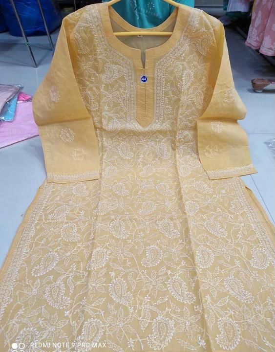 Cotton chikankari uploaded by business on 6/29/2021