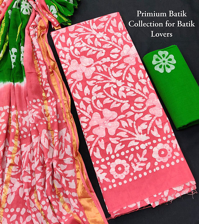 Shri - Primium Designer Original Wax Batik Unstitched Dress Materials uploaded by Shri CreAation on 8/17/2020