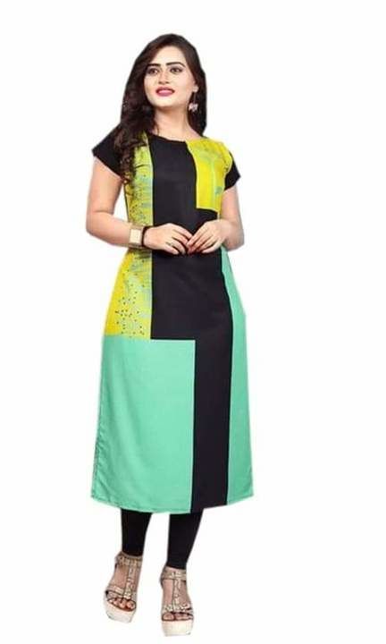 Degital Print Heavy Amarican Crap Kurti uploaded by business on 6/29/2021