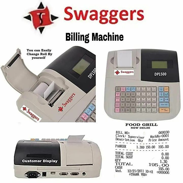 Restaurant billing machine uploaded by RS Technologies  on 8/17/2020