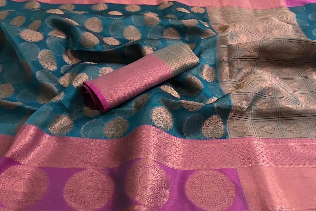 Banarasi tissue uploaded by Nakshriya's boutique on 6/29/2021