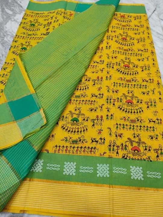 Mangalagiri pure cotton saree uploaded by Nakshriya's boutique on 6/29/2021