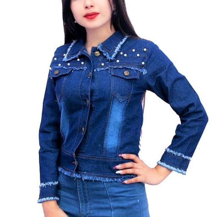 Women denim jacket uploaded by Model_Fashion_hub on 6/29/2021