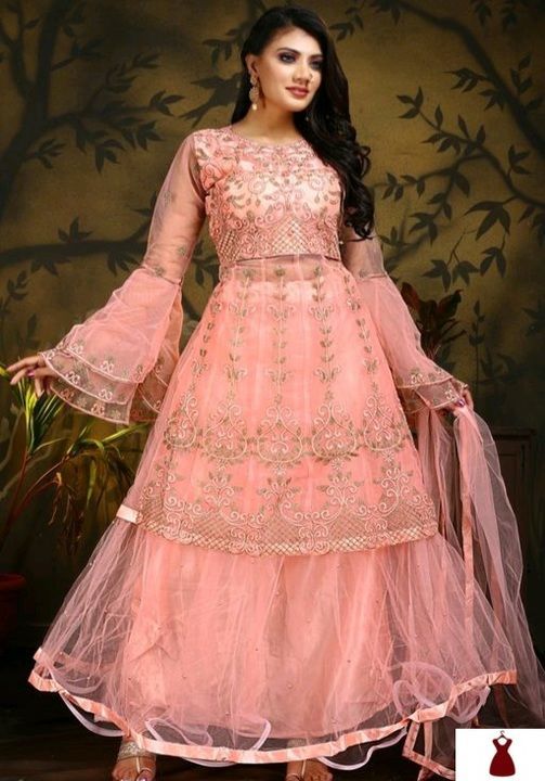 Havey Embroidered net lehenga  uploaded by A.K.S BOUTIQUE  on 6/29/2021