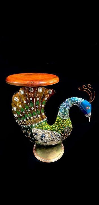 Peacock Stool uploaded by Joping handicrafts on 6/29/2021