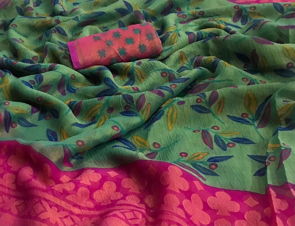 Post image brasso line chiffon sarees
🦋🦋line chiffon brasso saree with contrast and self border
🦋🦋saree with contrast blouse 795 free shipping