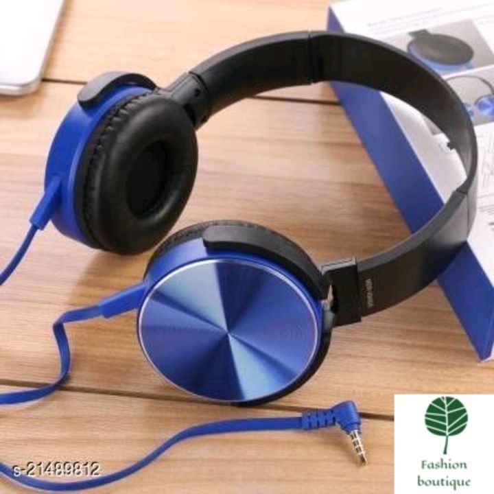 Post image  Wired Headphones &amp; Earphones
Product Type: HeadphoneType: On the earCompatibility: All Mobile DevicesMultipack: 1Color: BlueMic: YesAudio Jack Type: 3.5 mmCable Length: 130 cmDust Protected: YesSweat Proof: YesNoise Cancelling: YesSports Earphones: YesSizes: Free Size (Length Size: 10 cm) 
DDispatch: 1 Days Rs.499