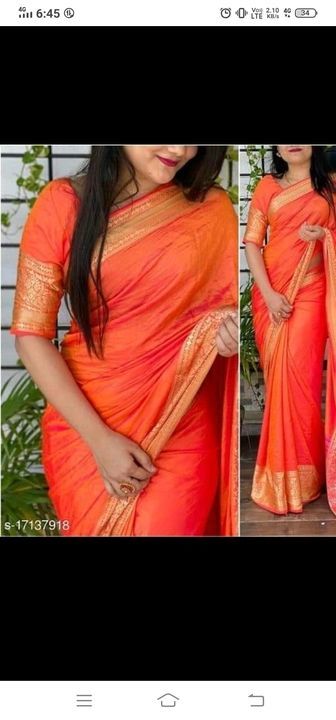 Saree uploaded by Sangeeta collection on 6/29/2021