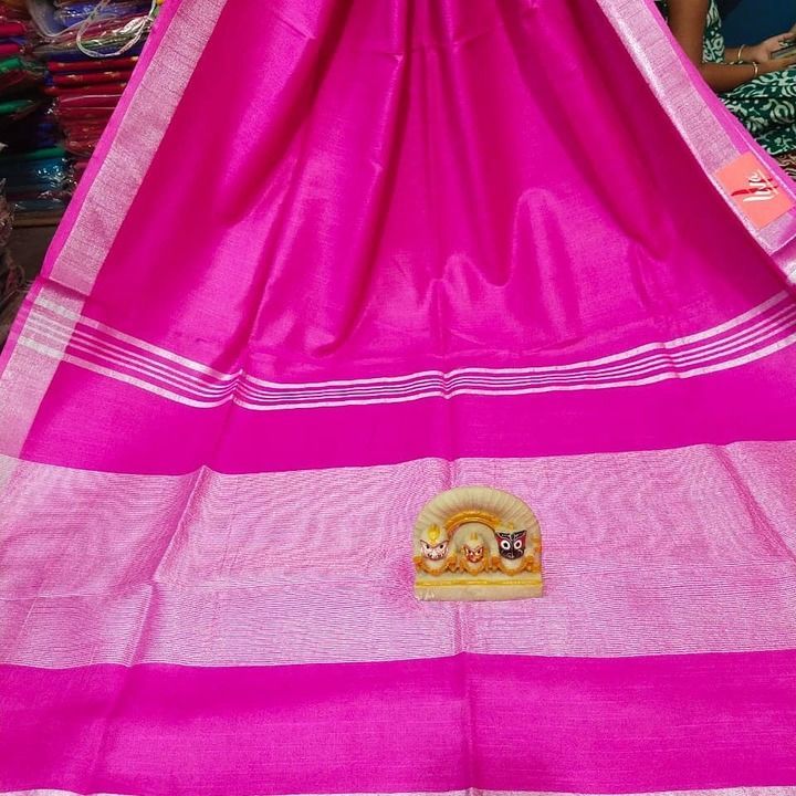 Semi linen  saree uploaded by business on 6/29/2021