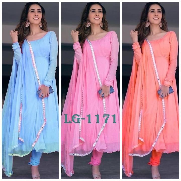 Beautiful Georgette Salwar Suit with Dupatta  uploaded by business on 6/30/2021