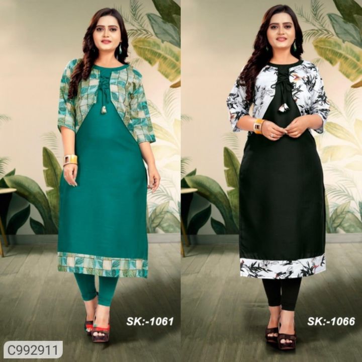 Latest cotton solid printed kurtas uploaded by Sailucky collections on 6/30/2021