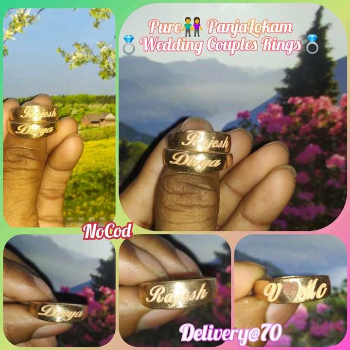 FIVEMETAL COUPLES RINGS uploaded by MRB FASHIONHOUSE on 6/30/2021