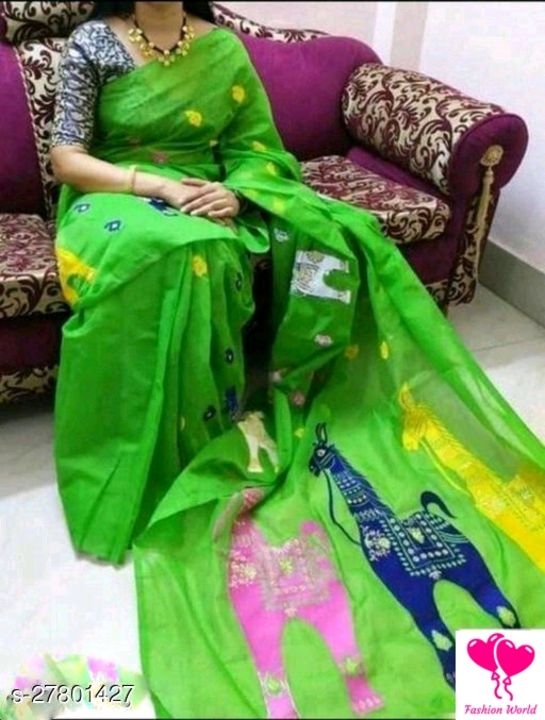 Charvi voguish saree uploaded by Fashion world on 6/30/2021