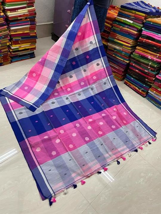Post image I want 100 Pieces of Ball butta  checks saree.
Chat with me only if you offer COD.
Below are some sample images of what I want.