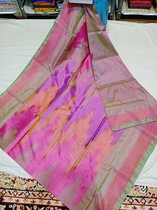 Uppada ikkat sarees  uploaded by business on 8/18/2020