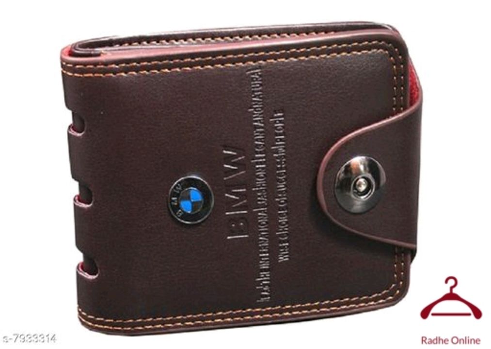 Trendy mens wallet uploaded by Radhe online on 6/30/2021
