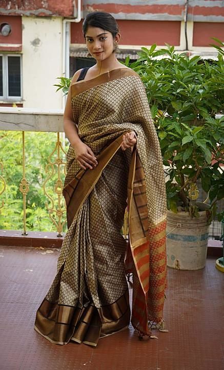 

Fabric details - Muslin silk weaving with beautifu saree  uploaded by business on 8/18/2020